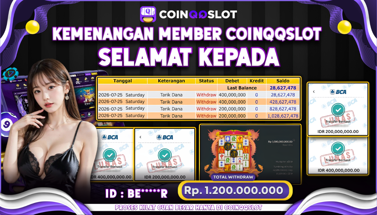 COINQQSLOT Bukti Jackpot